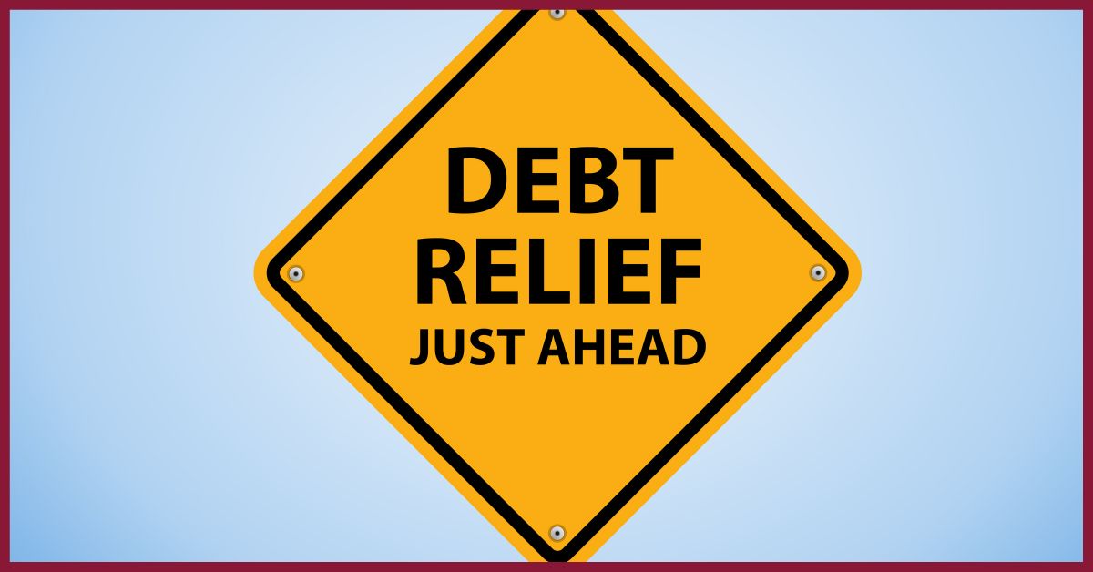 Debt Relief Sign
